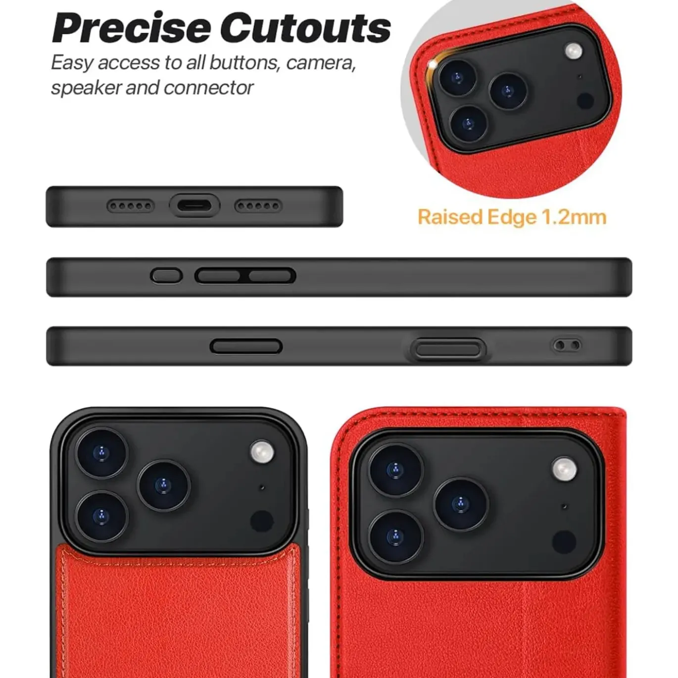 iPhone 17 Pro Max - Klapphülle mit Kartenfächern & MagSafe-Kompatibilität