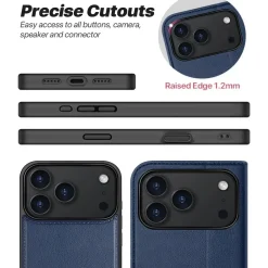 iPhone 17 Pro Max - Klapphülle mit Kartenfächern & MagSafe-Kompatibilität