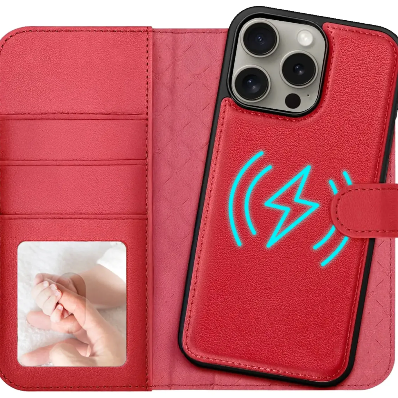 iPhone 16 Pro Max - Klapphülle mit Kartenfächern & MagSafe-Kompatibilität