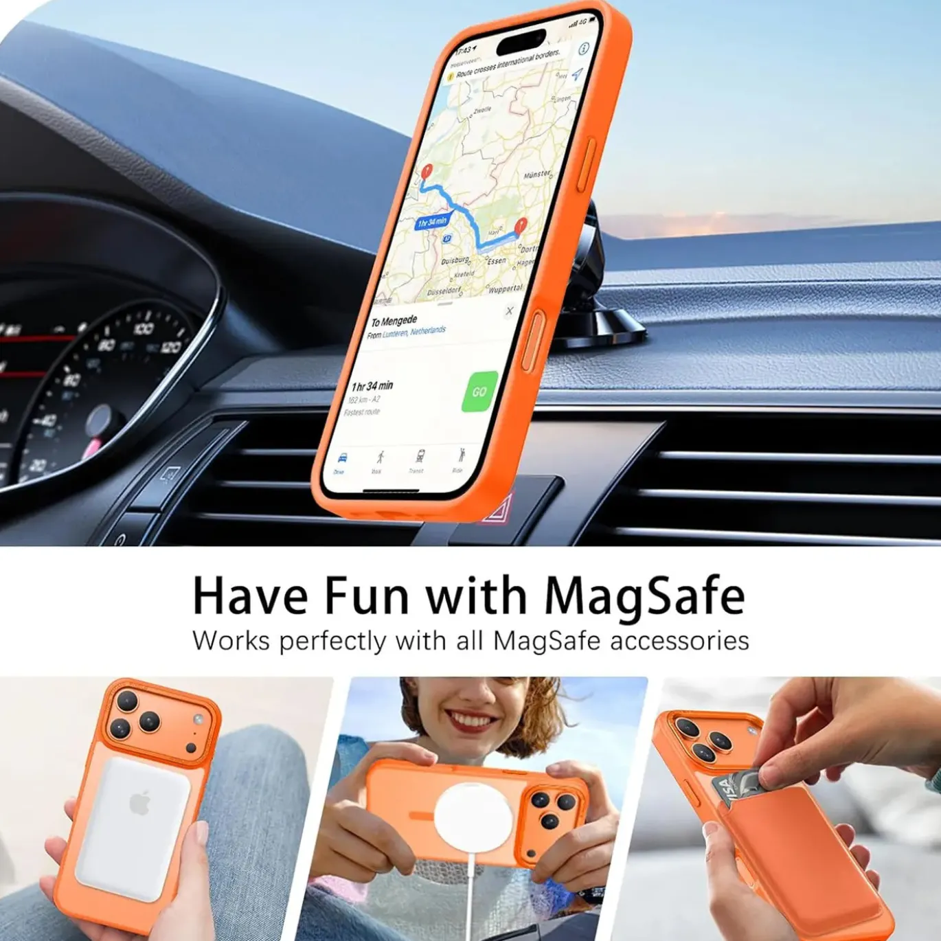 iPhone 17 Pro Max - MagSafe Hülle mit Kameraschutz