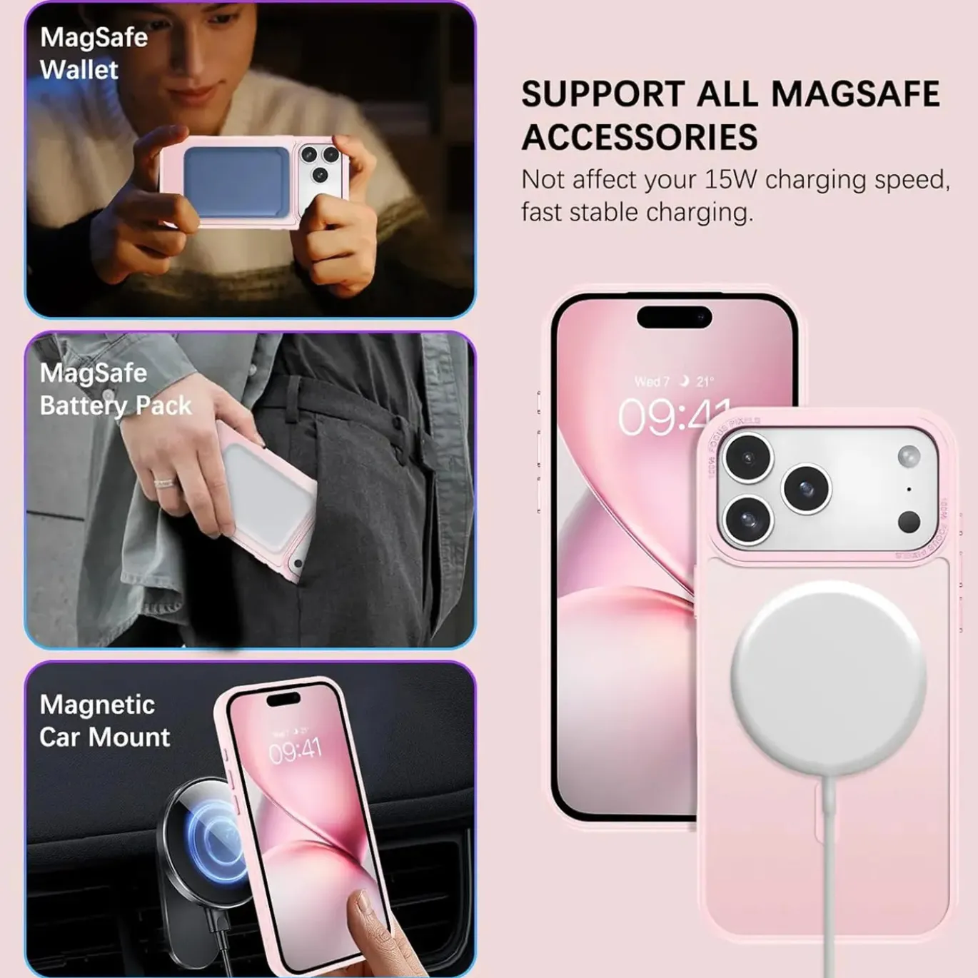 iPhone 17 Pro Max - MagSafe Hülle mit Kameraschutz