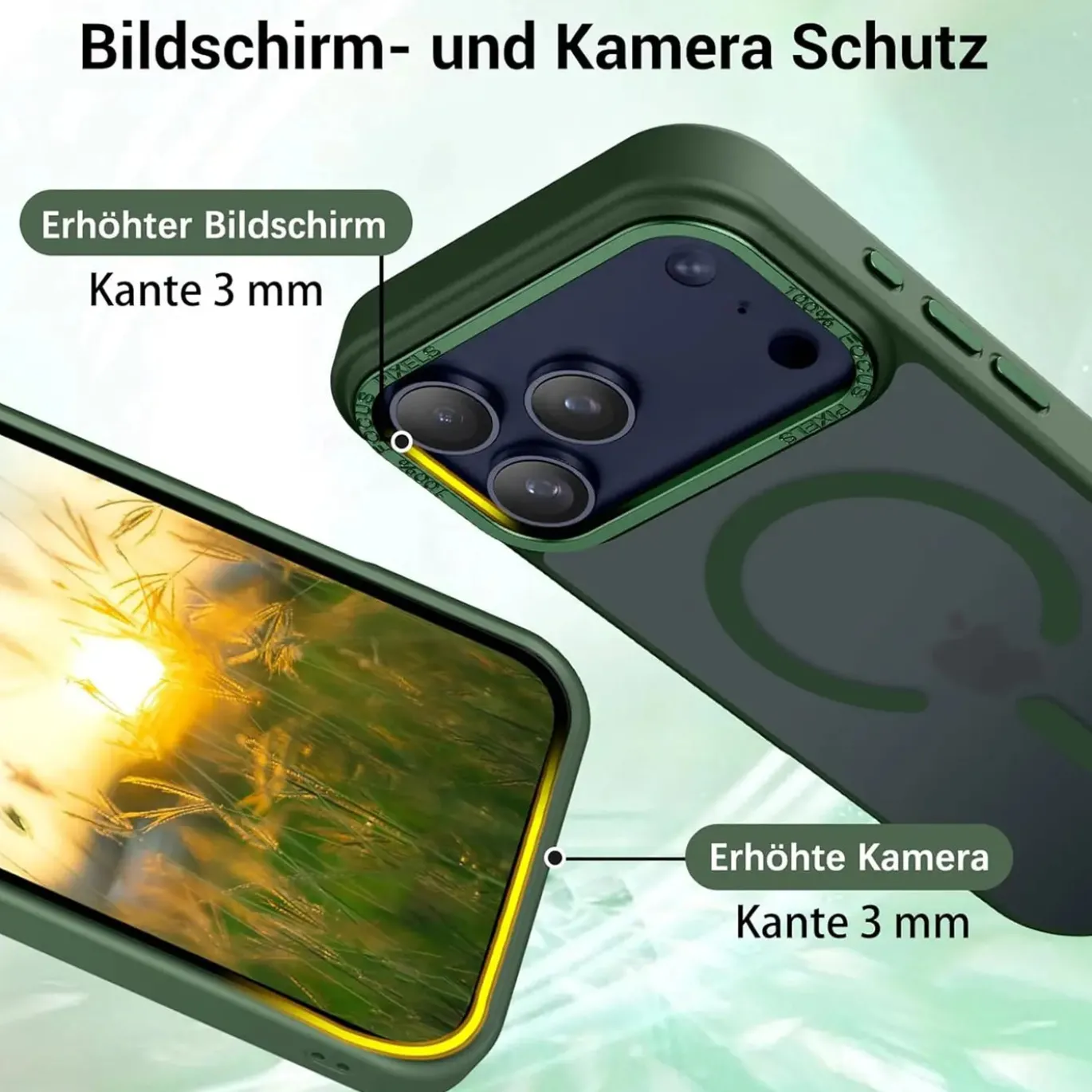 iPhone 17 Pro Max - MagSafe Hülle mit Kameraschutz