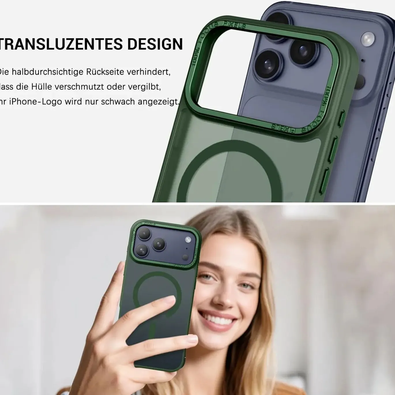 iPhone 17 Pro Max - MagSafe Hülle mit Kameraschutz