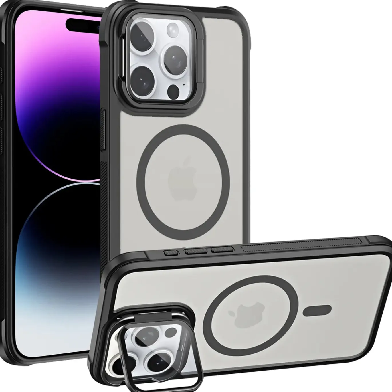 iPhone 14 Pro Max - MagSafe Hülle mit Glas & Schutzfunktion