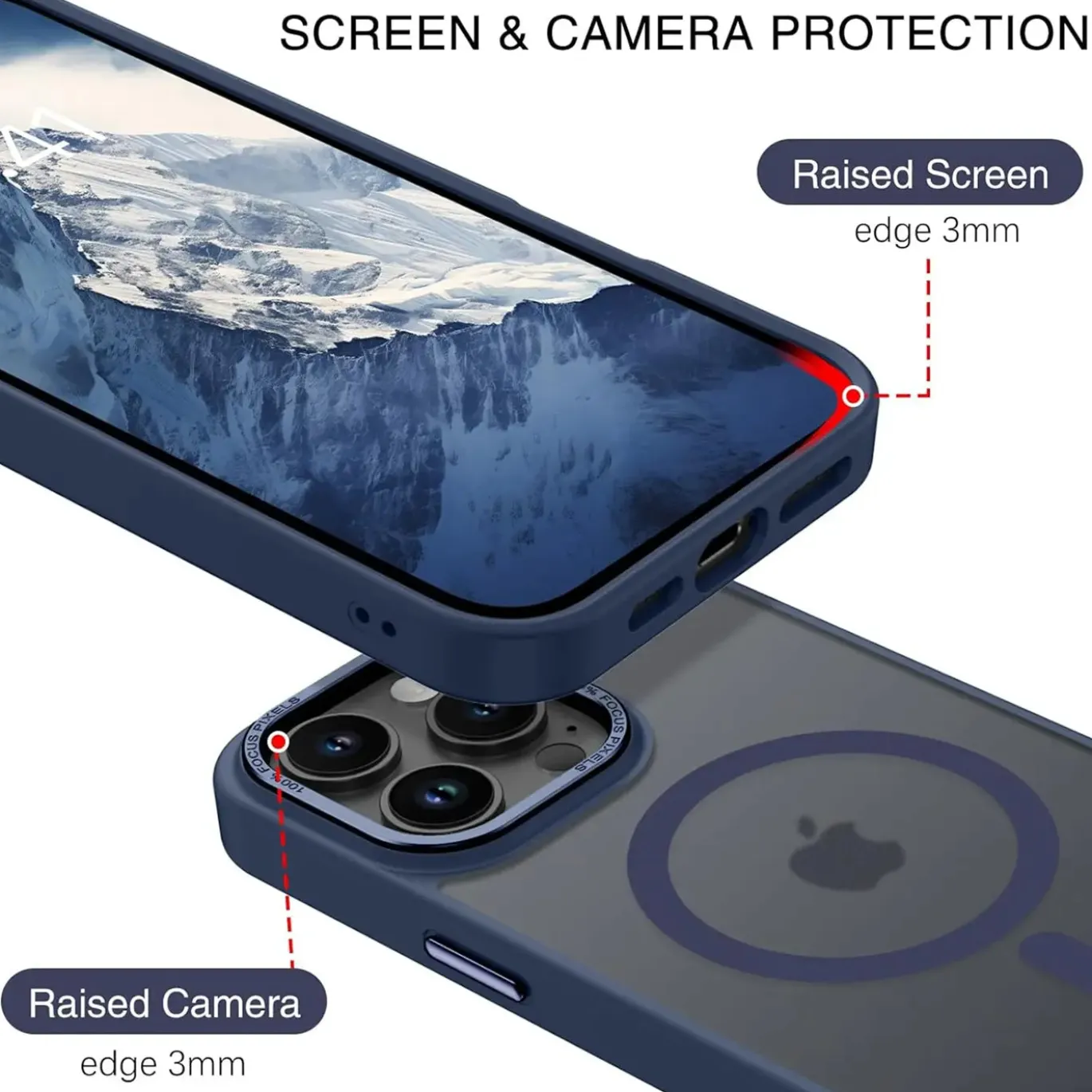 iPhone 15 Pro Max - MagSafe Hülle mit Kameraschutz