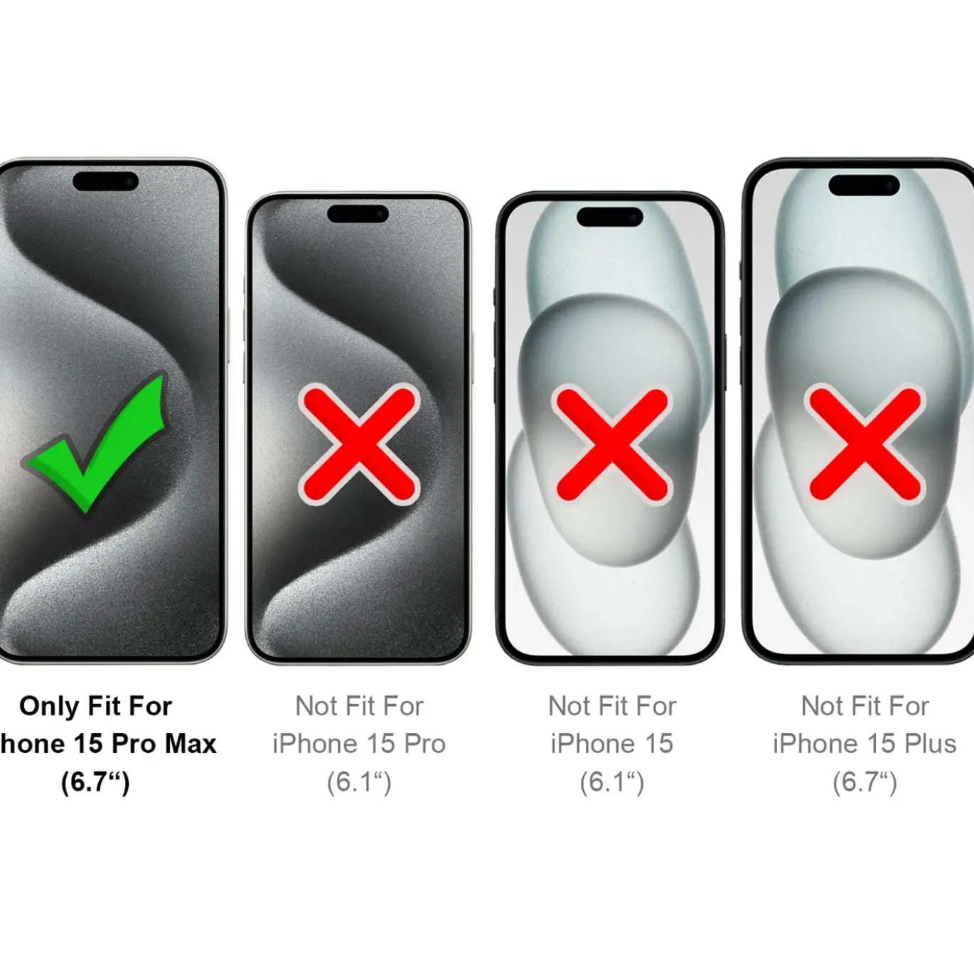 iPhone 15 Pro Max - MagSafe Hülle mit Glas & Schutzfunktion