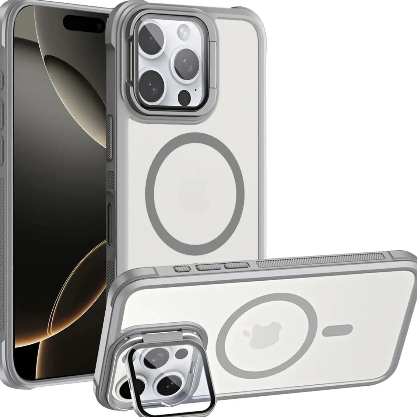 iPhone 16 Pro Max - MagSafe Hülle mit Glas & Schutzfunktion