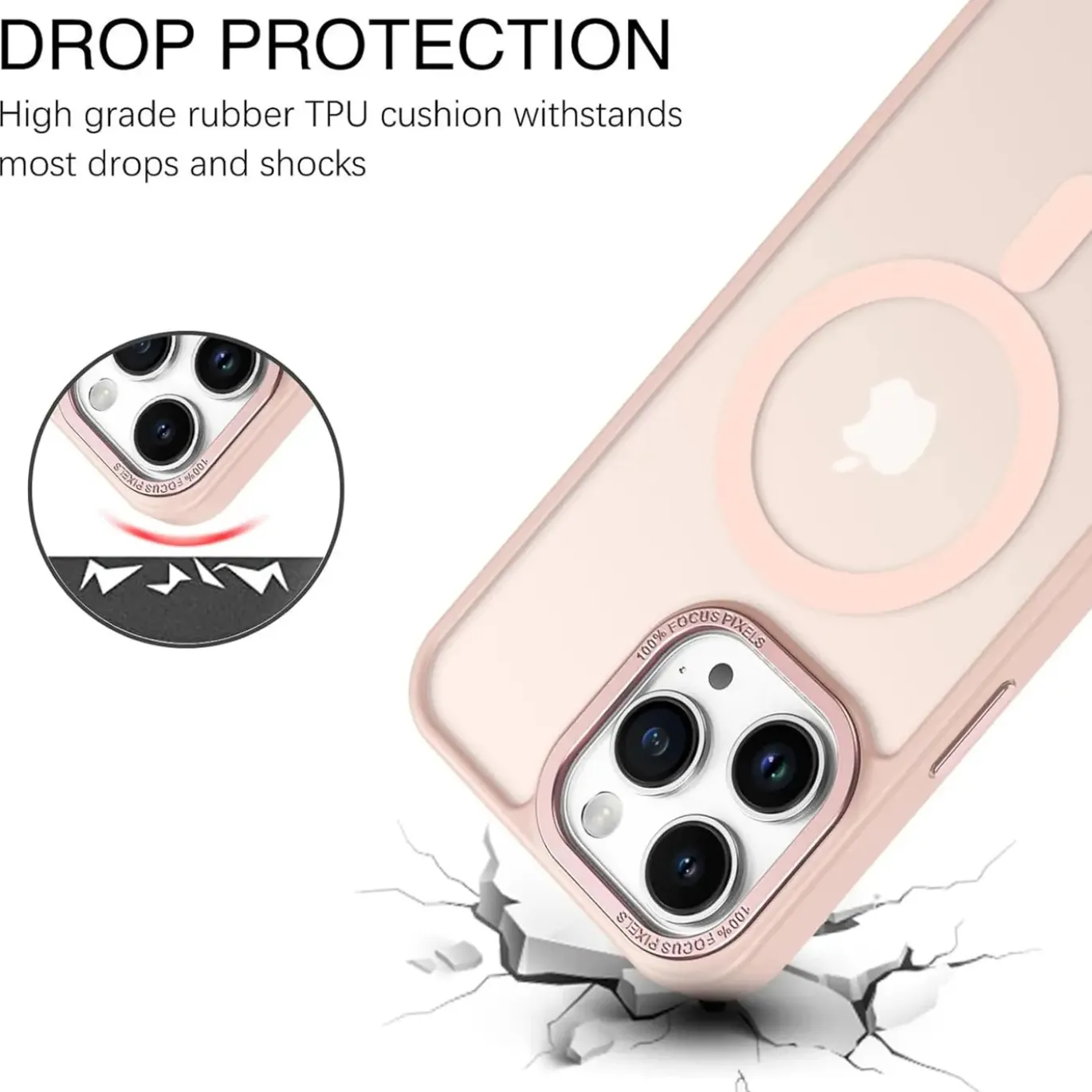 iPhone 14 Pro Max - MagSafe Hülle mit Kameraschutz