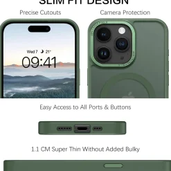 iPhone 14 Pro Max - MagSafe Hülle mit Kameraschutz
