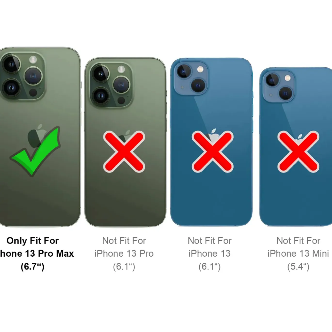 iPhone 13 Pro Max - MagSafe Hülle mit Glas & Schutzfunktion