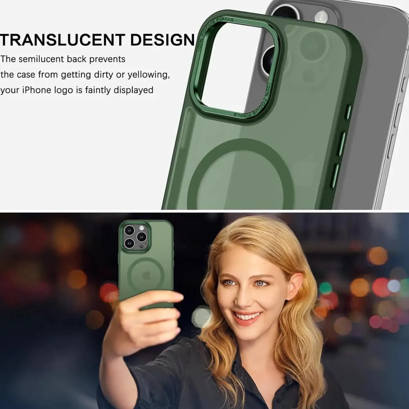 iPhone 15 Pro Max - MagSafe Hülle mit Kameraschutz