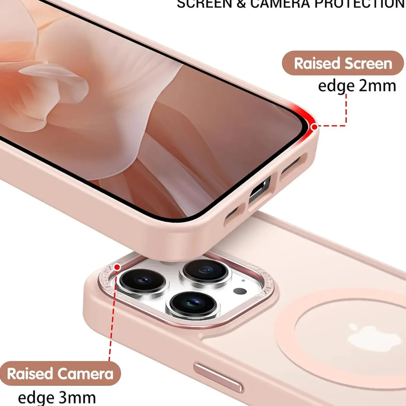 iPhone 14 Pro Max - MagSafe Hülle mit Kameraschutz