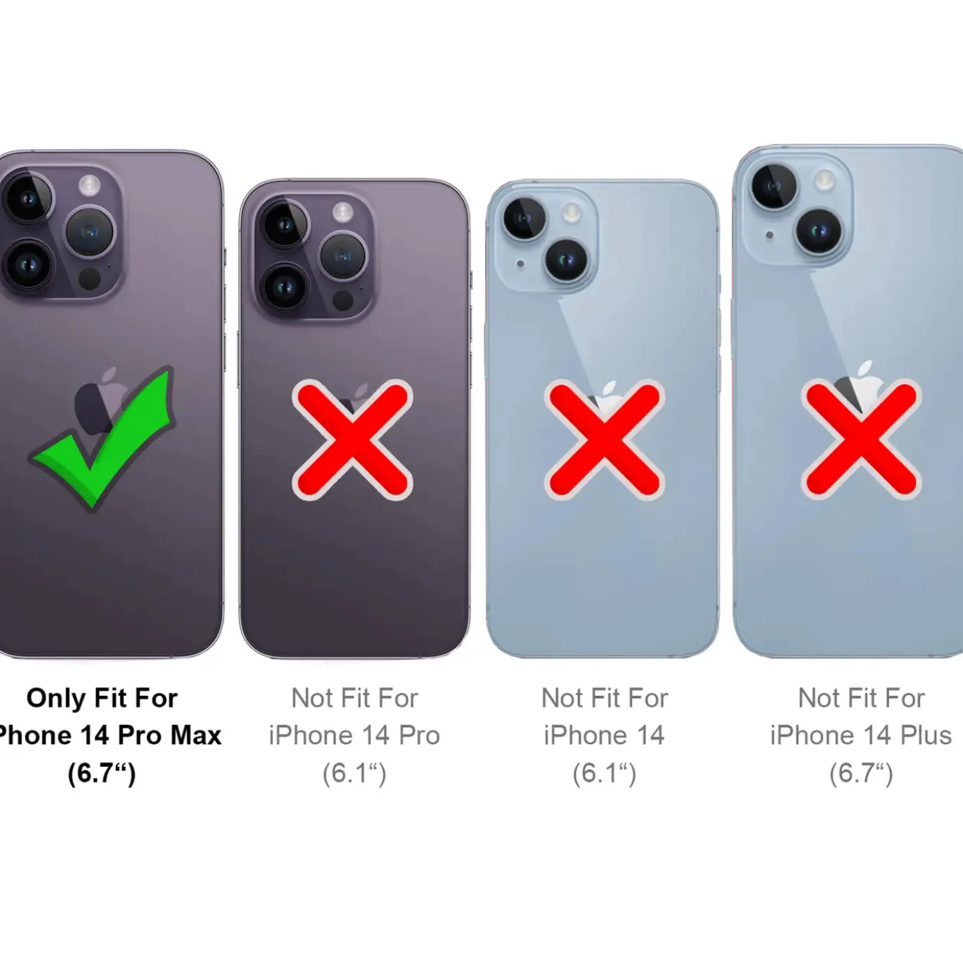 iPhone 14 Pro Max - MagSafe Hülle mit Kameraschutz