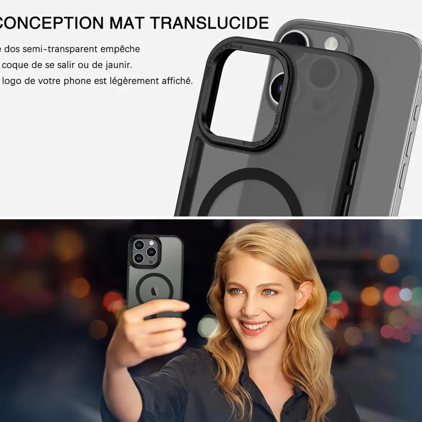 iPhone 14 Pro Max - MagSafe Hülle mit Kameraschutz