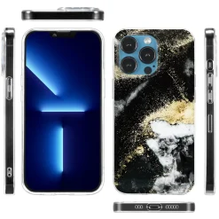 iPhone 12 Pro Max - Marmor & Sand Design Hülle