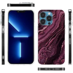 iPhone 12 Pro Max - Marmor & Sand Design Hülle