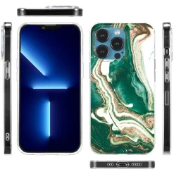iPhone 12 Pro Max - Marmor & Sand Design Hülle