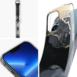 iPhone 13 Pro Max - Marmor & Sand Design Hülle