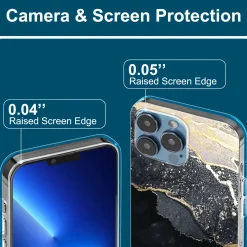 iPhone 13 Pro Max - Marmor & Sand Design Hülle