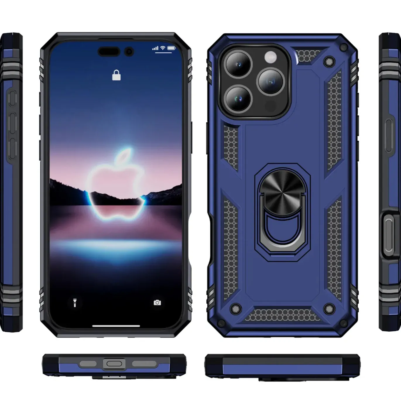iPhone 16 Pro Max - Outdoor Hardcase mit Ringhalter