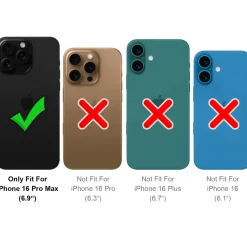 iPhone 16 Pro Max - Outdoor Hardcase mit Ringhalter