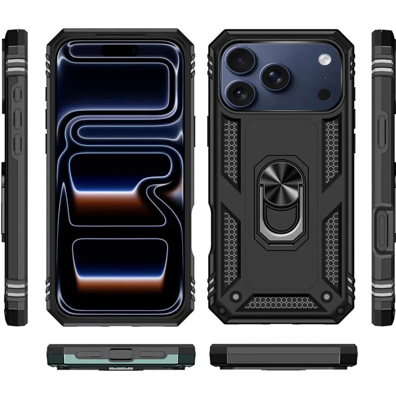 iPhone 17 Pro Max - Outdoor Hardcase mit Ringhalter