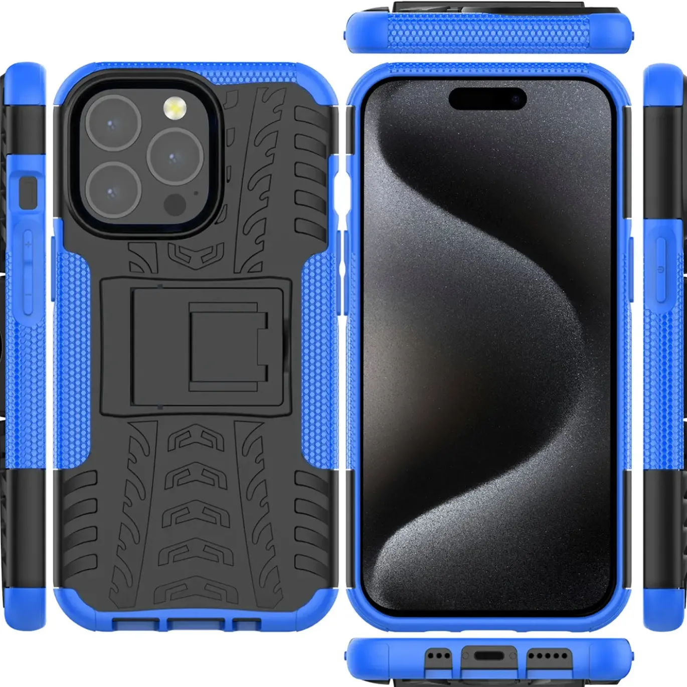 iPhone 15 Pro Max - Outdoor Hülle 2-teiliges Schutzcase