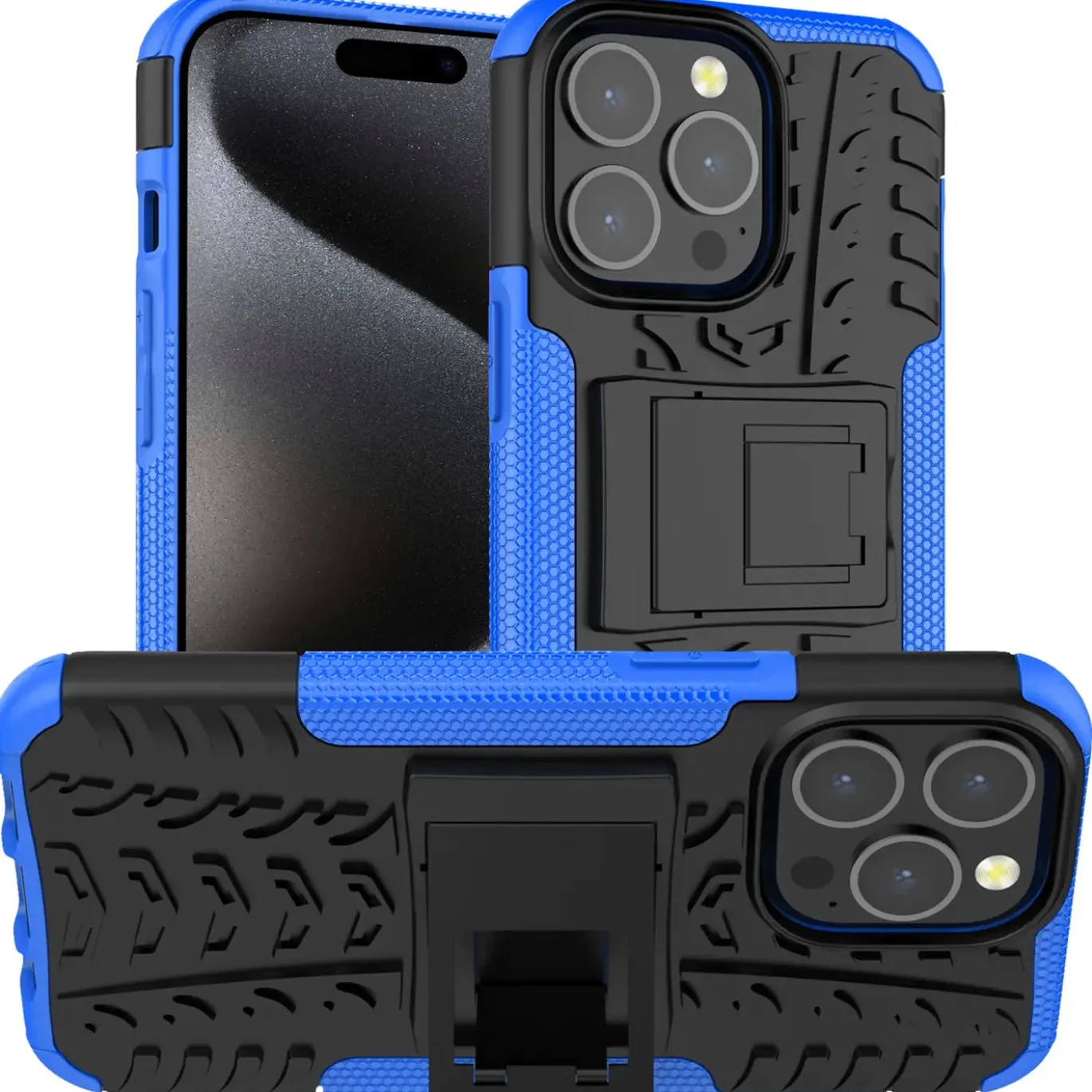 iPhone 15 Pro Max - Outdoor Hülle 2-teiliges Schutzcase