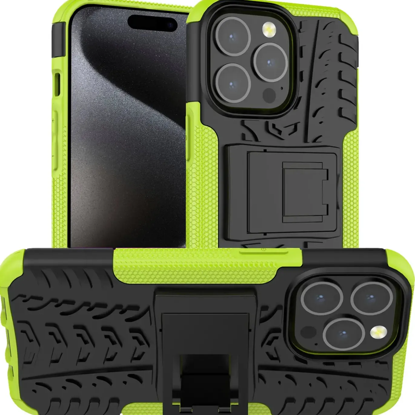 iPhone 15 Pro Max - Outdoor Hülle 2-teiliges Schutzcase