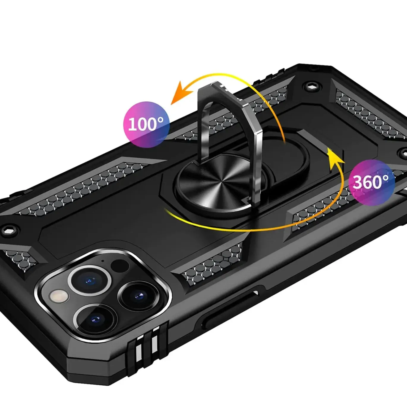 iPhone 13 Pro Max - Outdoor Hardcase mit Ringhalter