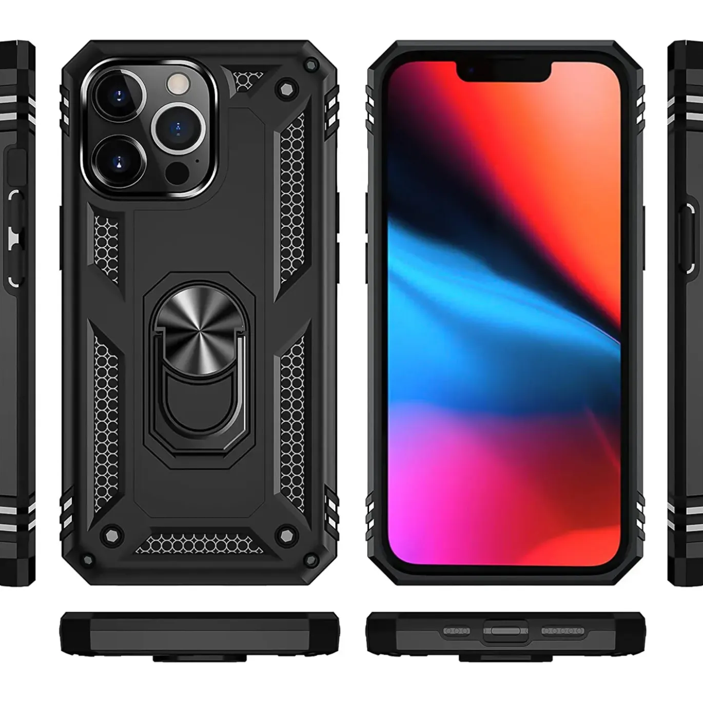 iPhone 13 Pro Max - Outdoor Hardcase mit Ringhalter