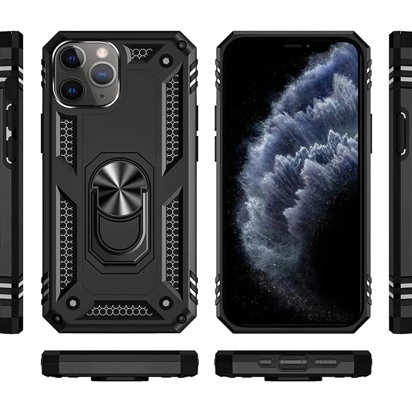 iPhone 11 Pro Max - Outdoor Hardcase mit Ringhalter