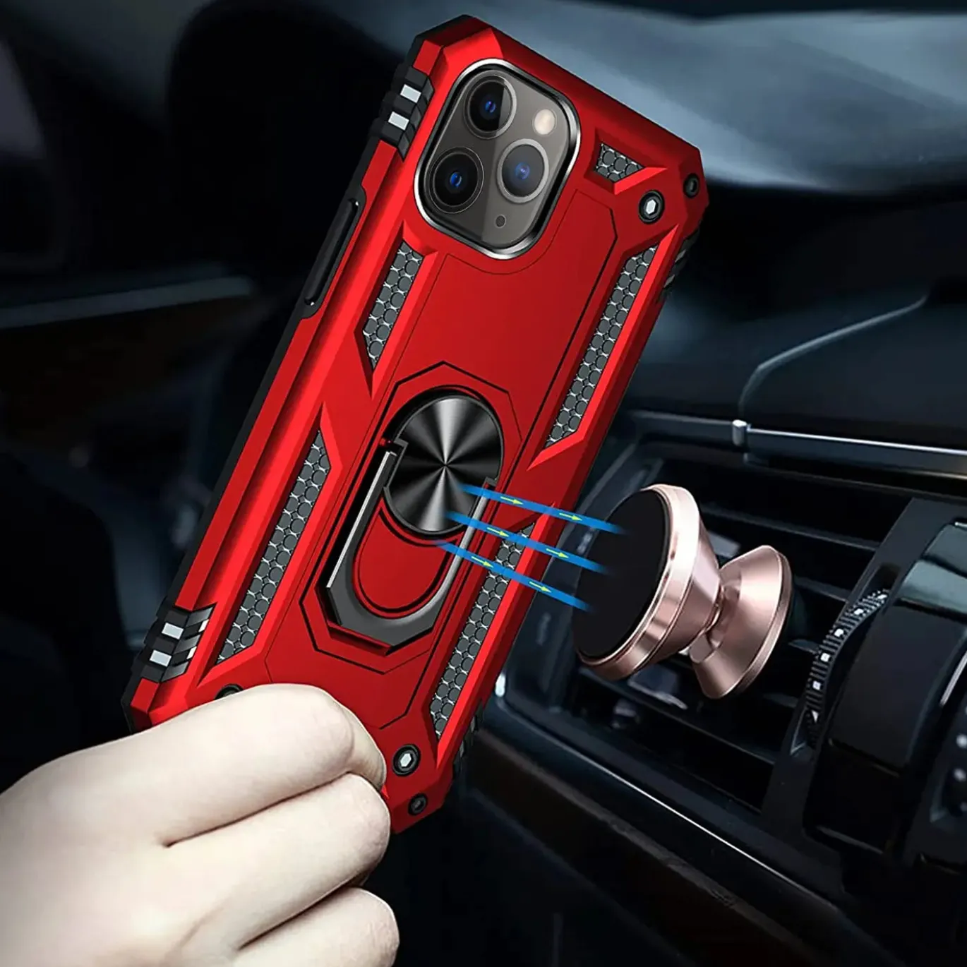 iPhone 11 Pro Max - Outdoor Hardcase mit Ringhalter