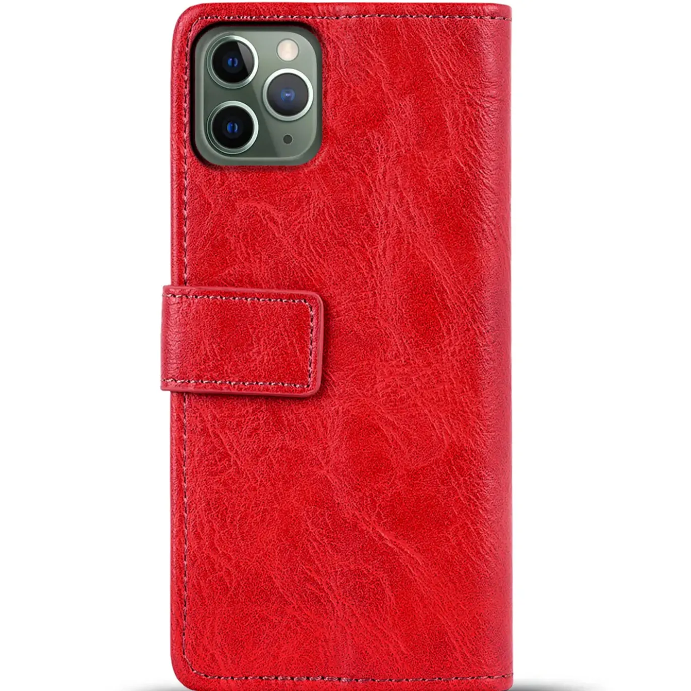 iPhone 11 Pro Max - Retro Klapphülle mit Karten- & Geldfach