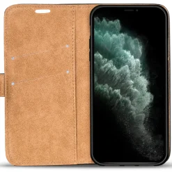 iPhone 11 Pro Max - Retro Klapphülle mit Karten- & Geldfach