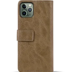 iPhone 11 Pro Max - Retro Klapphülle mit Karten- & Geldfach