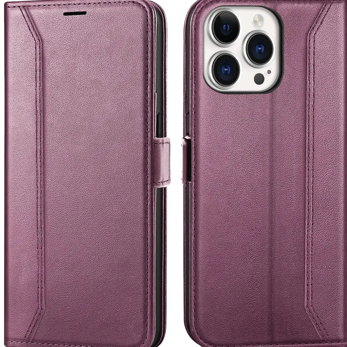 iPhone 14 Pro Max - Robuste Klapphülle mit RFID Block