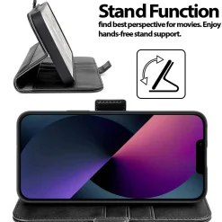 iPhone 13 Pro Max - Robuste Klapphülle mit RFID Block