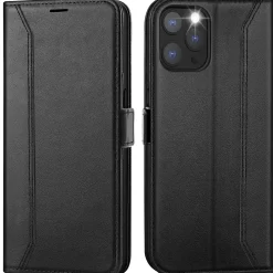 iPhone 12 Pro Max - Robuste Klapphülle mit RFID Block