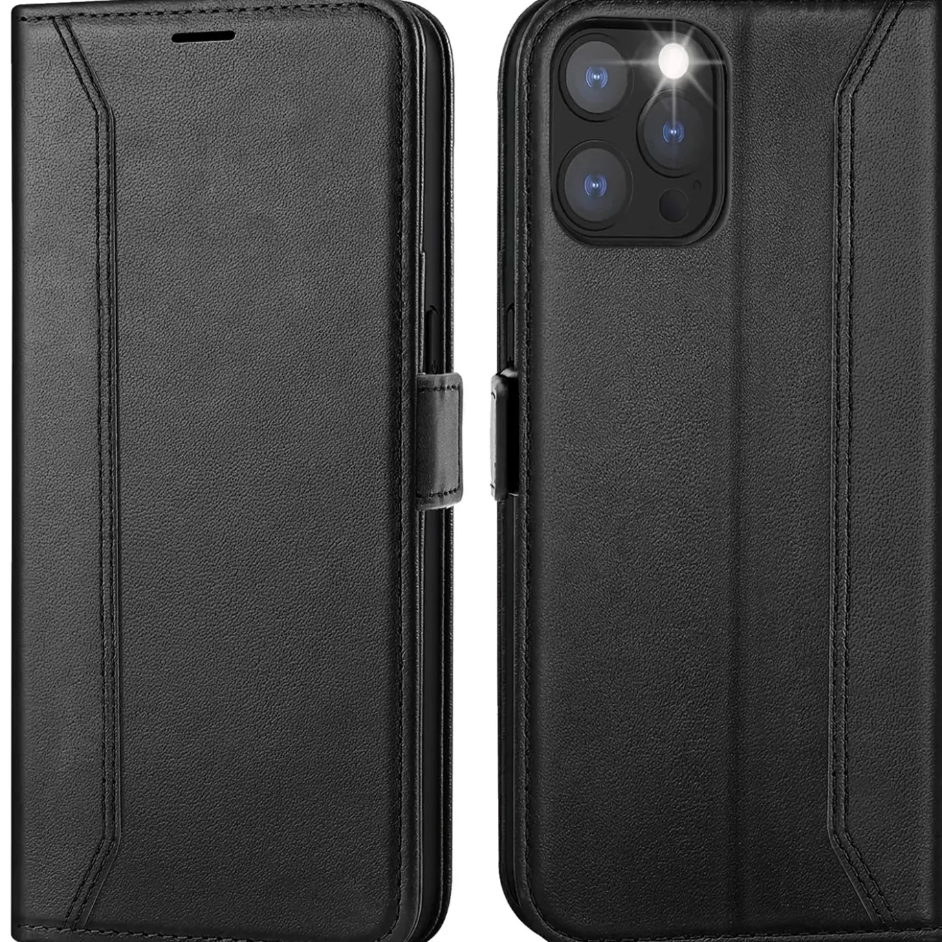 iPhone 12 Pro Max - Robuste Klapphülle mit RFID Block