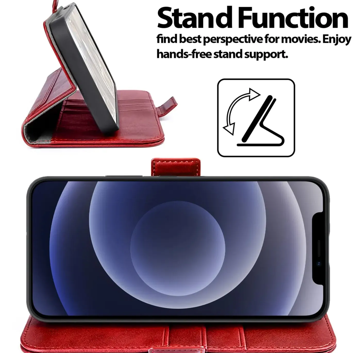 iPhone 12 Pro Max - Robuste Klapphülle mit RFID Block