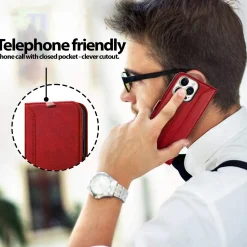 iPhone 16 Pro Max - Robuste Klapphülle mit RFID Block