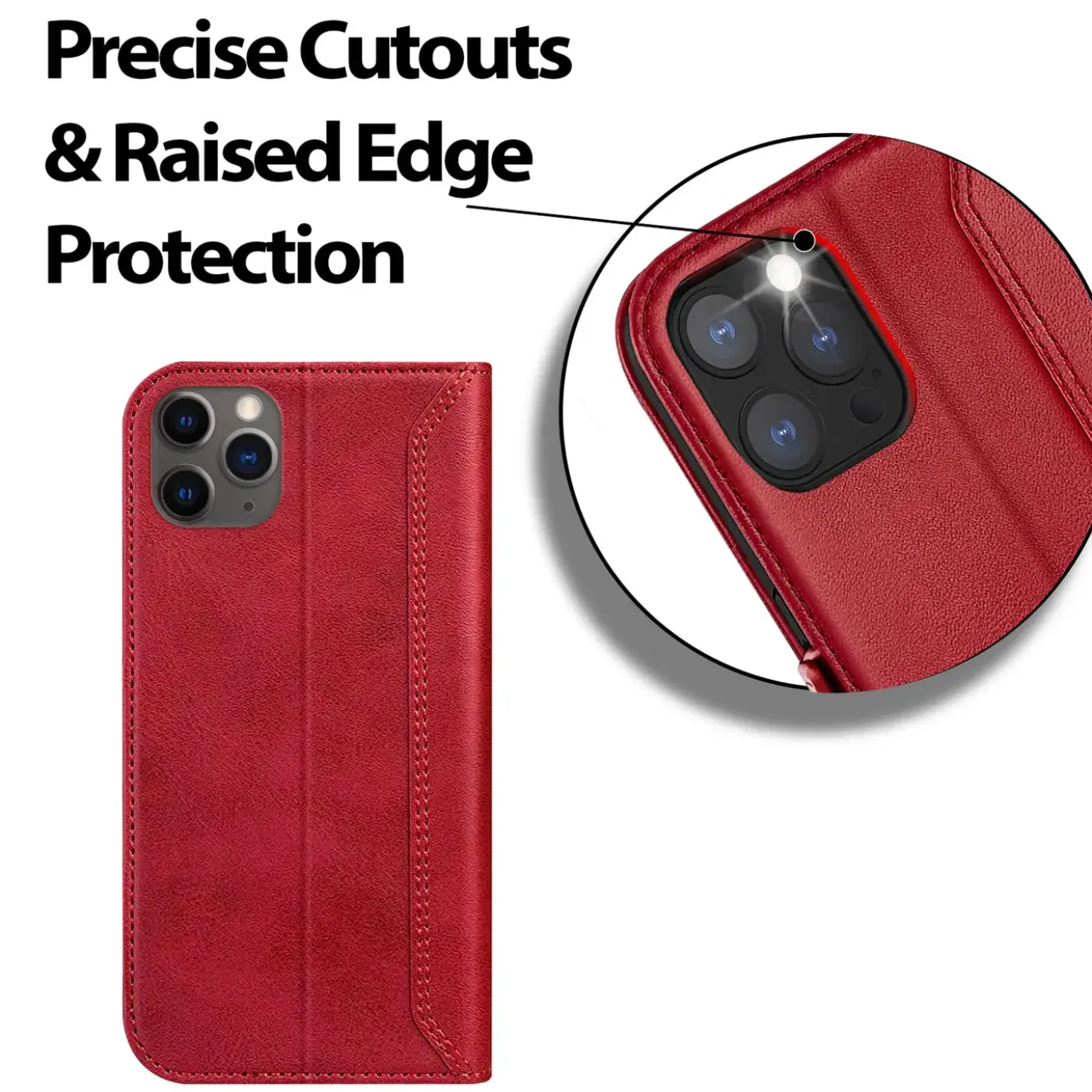 iPhone 11 Pro Max - Robuste Klapphülle mit RFID Block