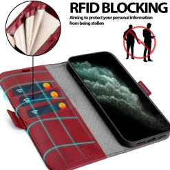 iPhone 11 Pro Max - Robuste Klapphülle mit RFID Block