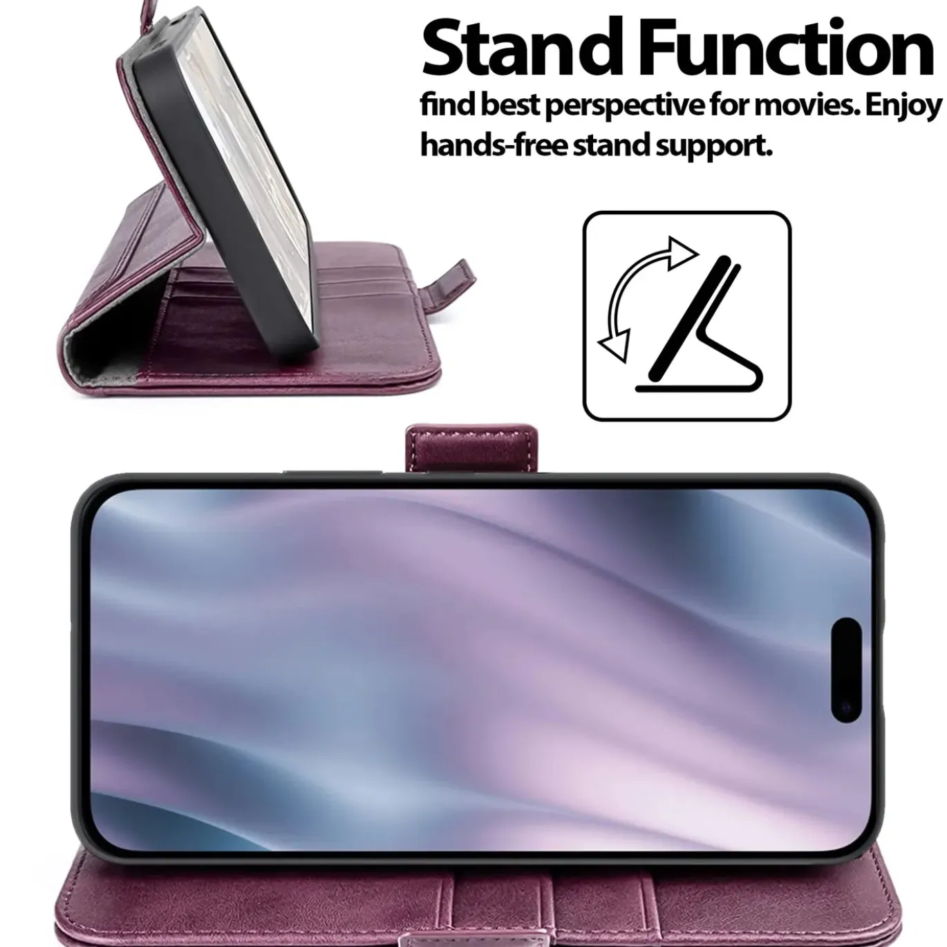 iPhone 17 Pro Max - Robuste Klapphülle mit RFID Block