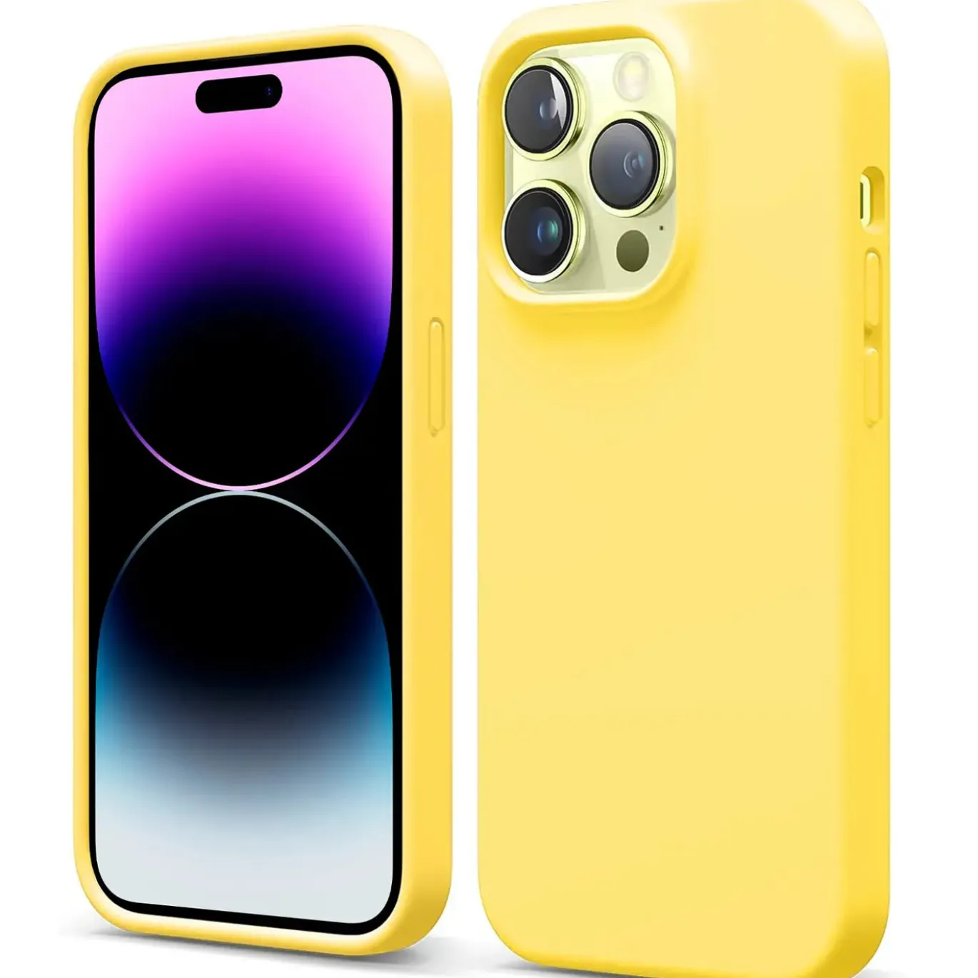 iPhone 15 Pro Max - Silikon Case mit Mikrofaser-Innenseite