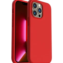 iPhone 15 Pro Max - Silikon Case mit Mikrofaser-Innenseite
