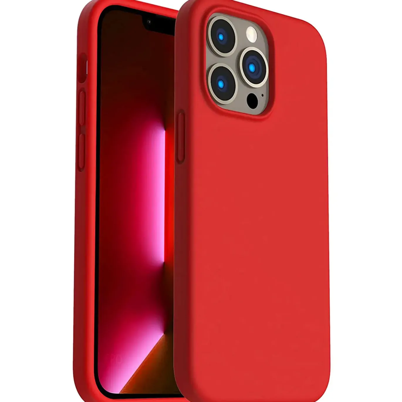 iPhone 15 Pro Max - Silikon Case mit Mikrofaser-Innenseite