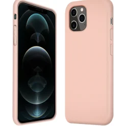 iPhone 12 Pro Max - Silikon Case mit Mikrofaser-Innenseite