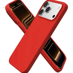 iPhone 17 Pro Max - Silikon Case mit Mikrofaser-Innenseite